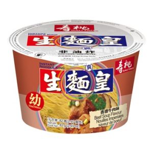 Sau Tao Bowl noodle beef soup flavor (寿桃 生面皇香濃牛肉味)