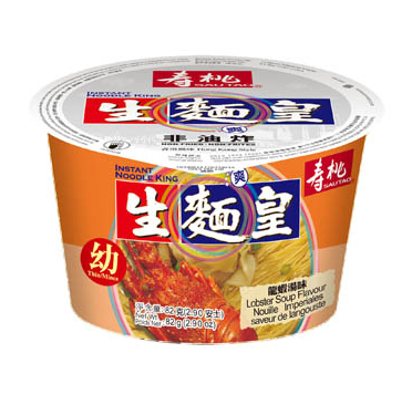 Sau Tao Bowl noodle lobster soup flavor (寿桃 生面皇龍蝦湯味)