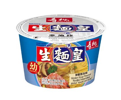 Sau Tao Bowl noodle wonton soup flavor (寿桃 生面皇鮮蝦雲吞味)