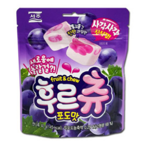 Seoju Fruit & chew gummy grape flavour