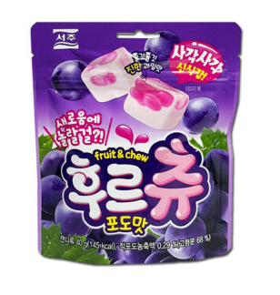 Seoju Fruit & chew gummy grape flavour