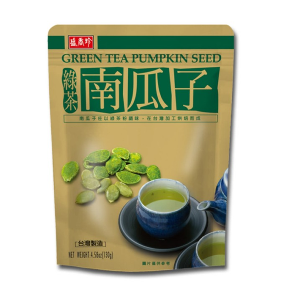 Sheng Xiang Zhen Green tea pumpkin seed (盛香珍 绿茶南瓜子)