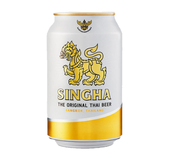 Singha Singha beer in can 5% ALC.
