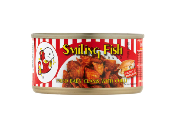 Smiling Fish Fried baby clams with chili (70g)