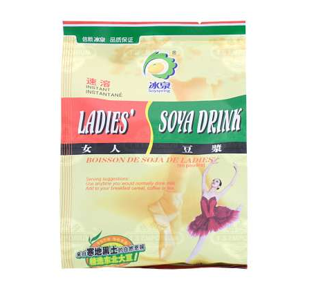 Soyspring Instant ladies soy drink (冰泉 女人豆浆粉)