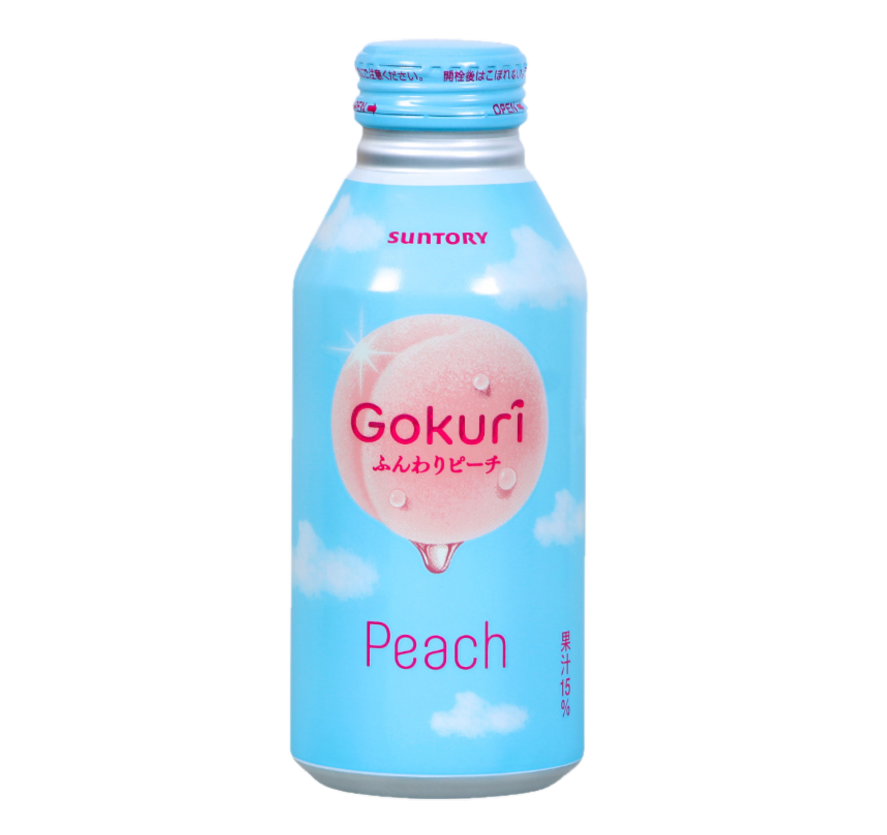 Suntory Gokuri peach fruit juice