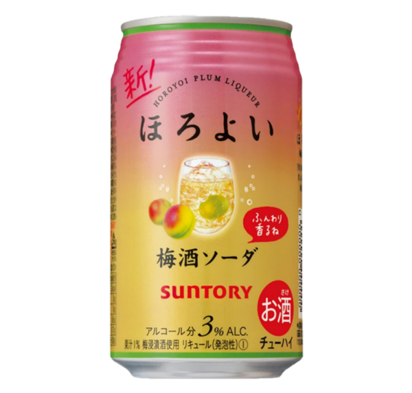 Suntory Horoyoi plum liqueur 3% ALC.