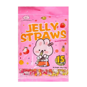 Sweetmellow Jelly straws assorted flavor