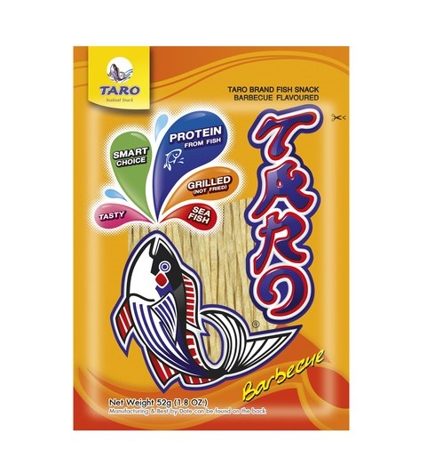 Taro Fish snack BBQ flavour