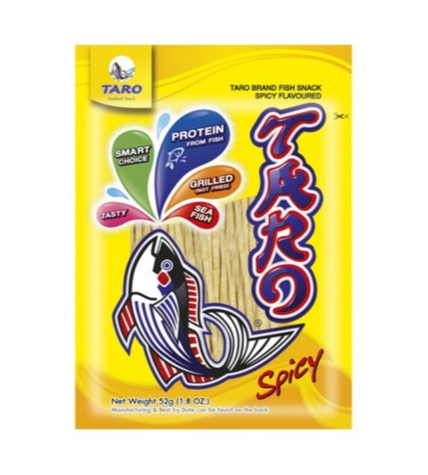 Taro Fish snack spicy flavour