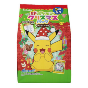 Tohato Pokemon Christmas chocolate pack limited edition
