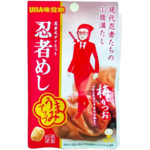 UHA Ninja meshi gummy ume katsuo flavor
