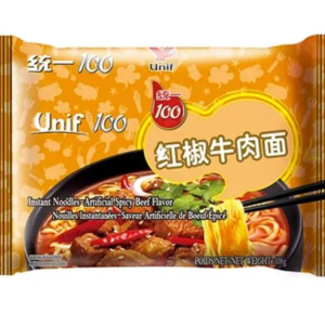 Unif  Noodle spicy beef flavor (红椒牛肉面)