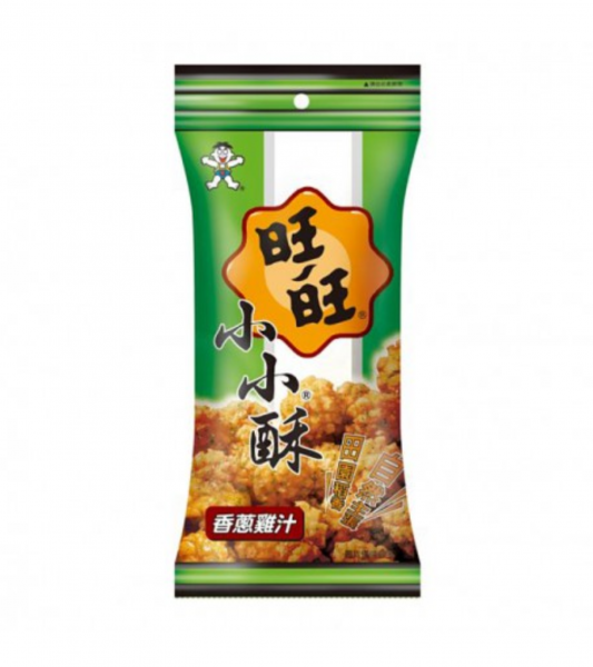Want Want Mini fried rice crackers with chicken/onion flavor