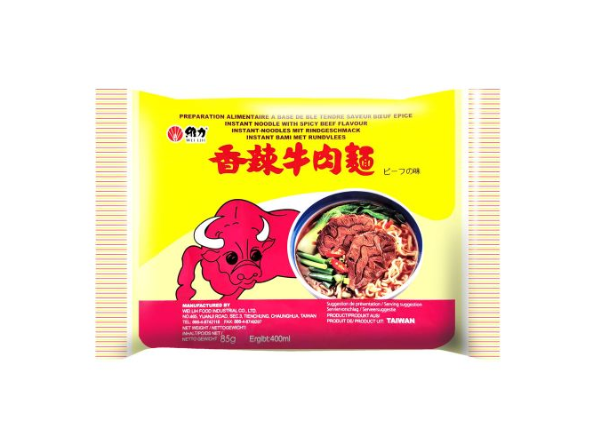 Wei Lih Noodle with beef flavor