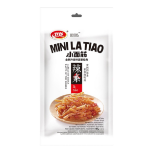 Wei Long  Mini la tiao gluten strips hot flavour (卫龙 小面筋)