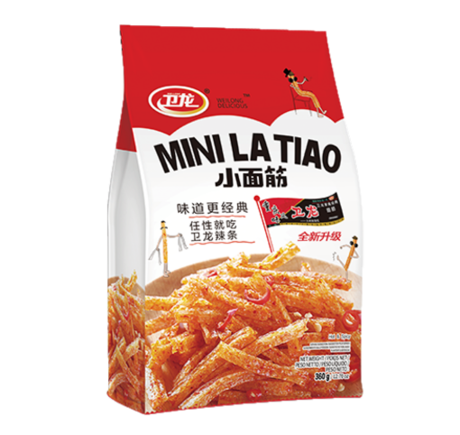 Wei Long Mini la tiao hot & spicy 360g (卫龙 小面筋)