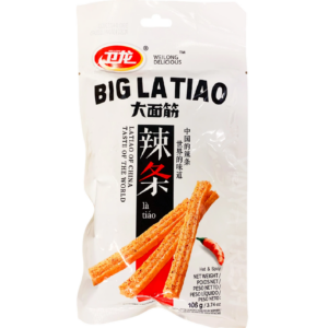 Wei Long  Big la tiao hot & spicy (卫龙大面筋辣条)