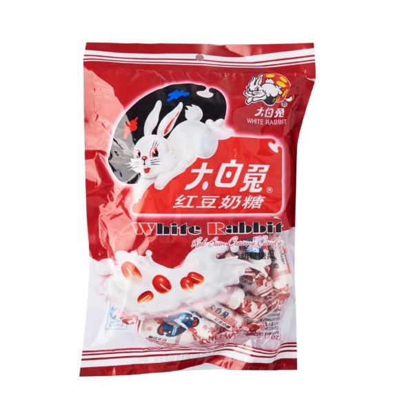 White Rabbit Red bean creamy candy (大白兔 奶糖 红豆味)