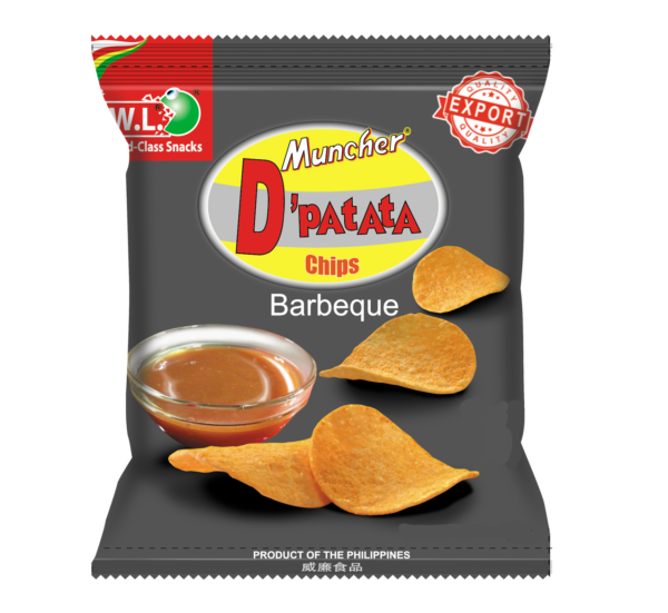 W.L. Muncher D'patata chips BBQ flavour (燒烤薯片)