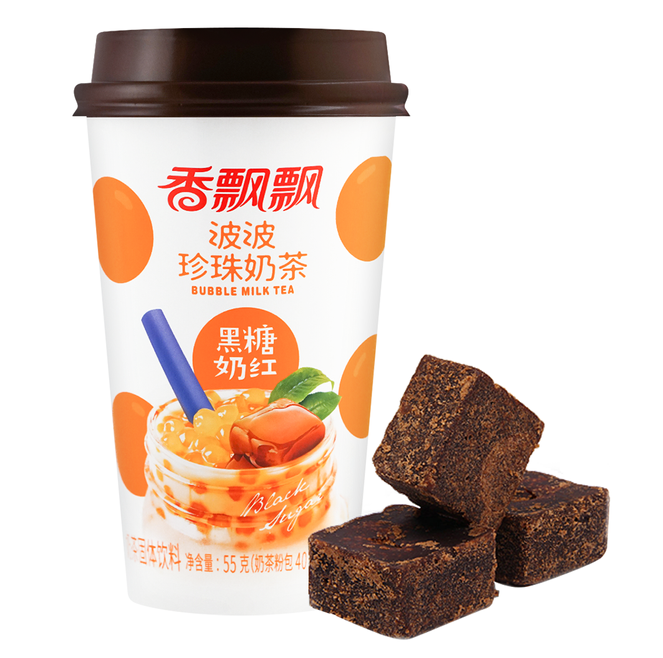 Xiang Piao Piao Black sugar bubble milk tea (香飘飘 波波珍珠奶茶 黑糖奶红)
