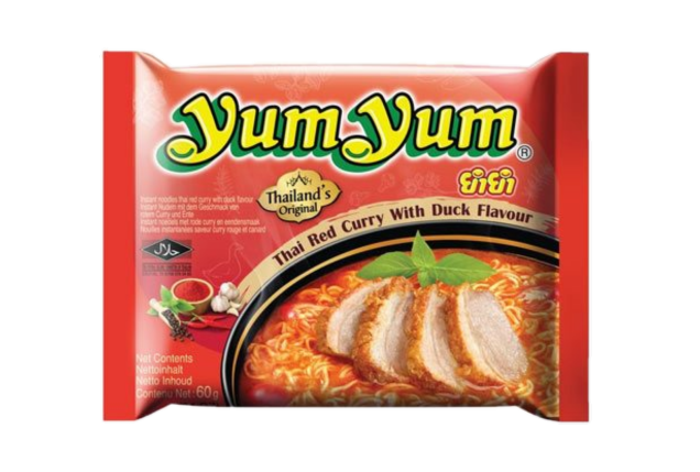 Yum Yum  Instant noodle red curry duck