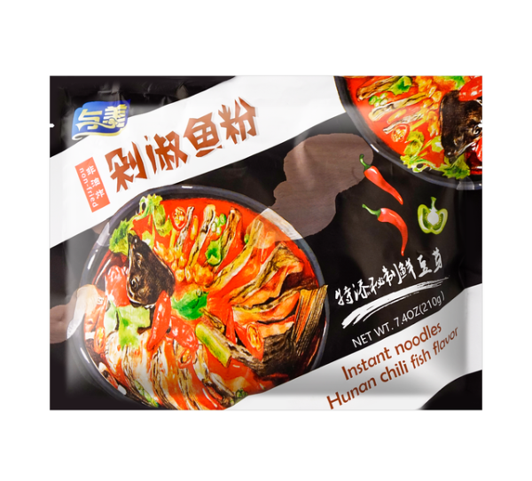 Yumei Noodle hunan chili fish flavor (与美 剁椒鱼粉)