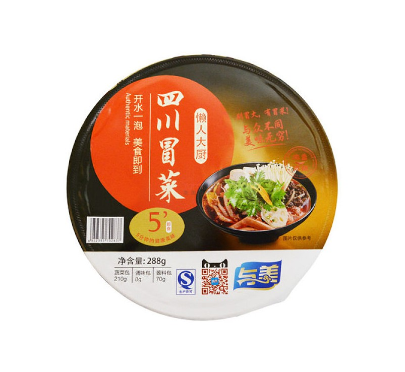 Yumei Sichuan instant groente pikante smaak