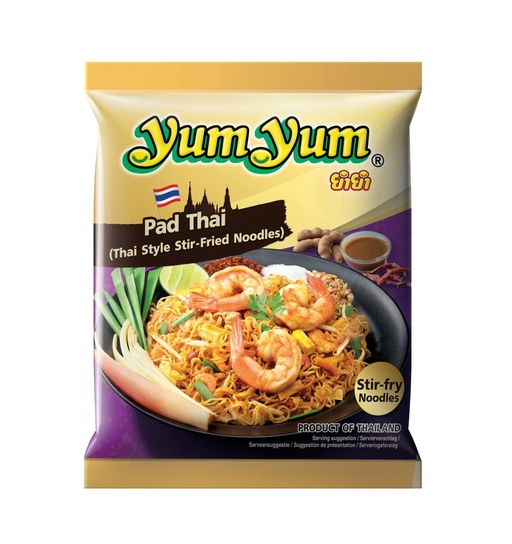 Yum Yum Pad thai Thai style stir-fried noodle